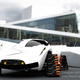 Illustration for article titled Frost Snow Sport Car Changes Tires for Treads